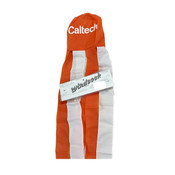 Caltech orange and white wind sock